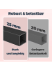 SONGMICS Flaschenregal Barnet in Schwarz - (B)55 x (H)116.1 x (T)36 cm