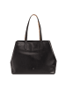 DuDu Pauline Shopper Tasche Leder 36 cm black
