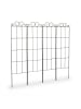 relaxdays 4 x Rankgitter in Schwarz - (B)30 x (H)116 cm