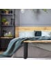 relaxdays 2tlg. Tischkufen Set in Schwarz - (B)64 x (H)40 x (T)8 cm