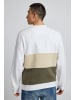BLEND Rundhalspullover Sweatshirt - 20713643  Rundhalspullover im Colorblock-Design in weiß