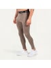SMILODOX Kompressionshose Xion in Taupe