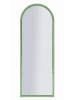 Mauro Ferretti Wandspiegel mit grünem Glasrahmen, 55 x 2 x 150 cm
