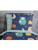 JACK 2 tlg. Renforcé Bettwäsche 135x200cm Schäfchen Traumwelt in Blau