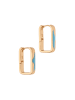 IZIA Women Chain Anklet in Rose Gold Turquoise