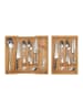 relaxdays Besteckkasten in Natur- (B)50 x (H)5 x (T)45 cm