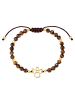 Rafaela Donata Armband Engel aus Messing mit Tigerauge in gelbgold
