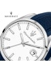 Maserati Analog-Armbanduhr Maserati Attrazione blau groß (ca. 43mm)