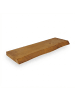 relaxdays Wandregal "Baumkante" in Braun - (B)100 x (H)3 x (T)22 cm