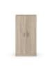 CALICOSY Schuhschrank in Helles Eichenholz - (W) 55  x (H) 108  x (L) 36  cm