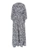 IZIA Damen Maxikleid Mit Print in Schwarz