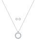 Elli Schmuckset 925 Sterling Silber Kreis, Geo, Schmuckset in Silber