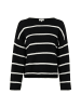 s.Oliver Strickpullover in schwarz weiß - 0001