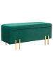 HOMCOM Sitzbank mit Stauraum in Grün 100L x 40B x 42H cm