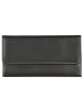 MYWALIT Tri-fold Zip Wallet Geldbörse Leder 17 cm in black-pace