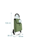 relaxdays Einkaufstrolley in Grün - 45 l
