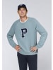 Polo Sylt Sweatshirt mit Logo-Applikation in Blau