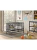 others BABYBETT Kara-lynn 124x84x65 aus Massivholz in Buche Anthrazit