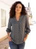 WITT WEIDEN Druck-Longbluse in graphit-salbei-bedruckt
