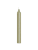 IB Laursen Rustikale Stabkerze 18 cm | Ø 2,2 cm in khaki
