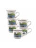 Villeroy & Boch 6er Set Mokka- / Espressotassen Design Naif 100 ml in bunt