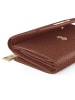 Lazarotti Bologna Leather Geldbörse Leder 14 cm in brown