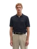 Marc O'Polo Strick-Poloshirt Travel Collection in Deep Night Blue