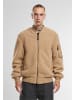 Brandit Fleece Jacket in camel