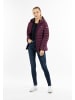 Schmuddelwedda Wattierte Winterjacke in Aubergine-271