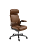 Angel Cerdá Büro-Drehstuhl 4211 in Braun / Stahl – (B)74 x (H)70 x (T)118 cm