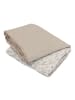 ULLENBOOM® Wickelauflagenbezug Waffelpiqué 85x75 cm in Beige