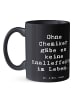 Mr. & Mrs. Panda Trinktasse Spruch Chemiker Knalleffekte mit Spruch in Schwarz