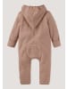 Hessnatur Fleece-Overall in helles terrakotta