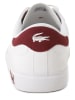 Lacoste Sneaker in weiß bordeaux