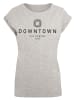 F4NT4STIC T-Shirt PLUS SIZE  Downtown LA Muster in grau meliert