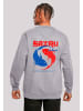 F4NT4STIC Sweatshirt Koi Fish Japan Streetstyle in grau meliert