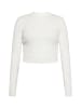 NAEMI Damen Pullover in Wollweiss