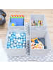 DuneDesign 4er Set Aufbewahrungsbox Alva in Weiß