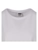 Urban Classics Urban Classics Damen Ladies Extended Shoulder Tee in white