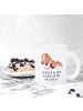 Mr. & Mrs. Panda Teetasse Hund Basset Hound mit Spruch in Transparent