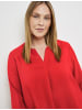 SAMOON Bluse 3/4 Arm in Power Red