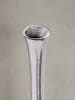 KADIMA DESIGN Deko Vase groß BOTTLE L Aluminium modern mit 1 Öffnung in Silber