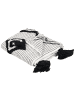 Beliani Kuscheldecke SAATLI in Weiß/Schwarz - (W) 130 x (H) 1 x (L) 150 cm