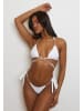 Moda Minx Bikini Top Seychelles Triangle Wrap in Weiß