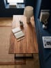 KADIMA DESIGN Schreibtisch Massiv Baumkante, Handarbeit, Kompakt & Modern