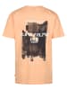 Petrol Industries T-Shirt mit Rückenprint Vaquero in Orange