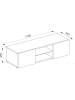 VCM  TV Wand Hänge Lowboard Fernsehschrank Jusa 115 in Weiß / Beton-Optik