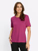 WITT WEIDEN Rundhals-Shirt in magenta