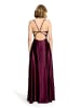 Vera Mont Abendkleid mit Stickerei in Prune Wine