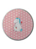 Mr. & Mrs. Panda Blechdose rund Einhorn Baby ohne Spruch in Rot Pastell